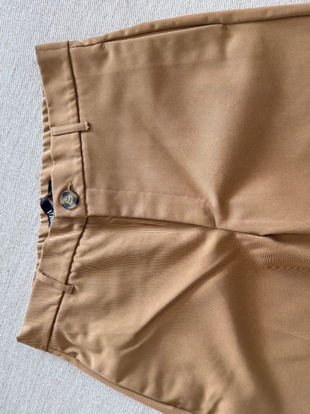 Zara Straight camel pants